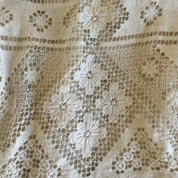 Crocheted Lace floral blazer sweater - Picture 4 of 5